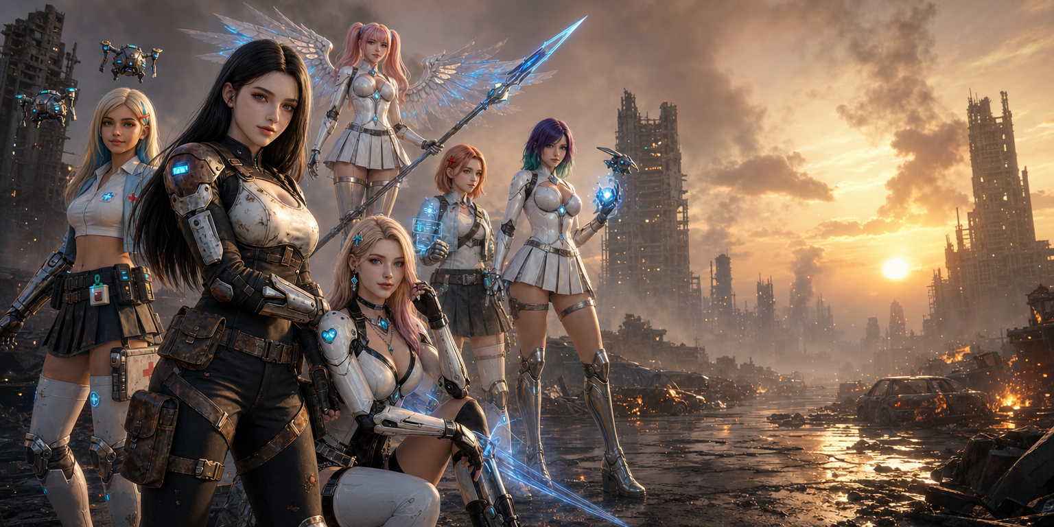 Wasteland Queens key art